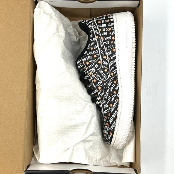 Nike Air Force 1 Low Just Do It Pack Black (GS) - Picture 13 of 13